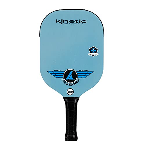 PROKENNEX Pro Flight - Pickleball Paddle with Toray T700 Carbon Fiber Face - Comfort Pro Grip - USAPA Approved (Blue) PROKENNEX Pro Flight - Pickleball Paddle with Toray T700 Carbon Fiber Face - Comfort Pro Grip - USAPA Approved (Blue)