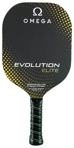 Engage Pickleball Omega Evolution Elite Pickleball Paddle - Pickleball Paddles with Polymer Core - USAPA Approved Pickleball Paddles Pickleball Rackets for Adults (Black and Gold) Engage Pickleball Omega Evolution Elite Pickleball Paddle - Pickleball Paddles with Polymer Core - USAPA Approved Pickleball Paddles Pickleball Rackets for Adults (Black and Gold)