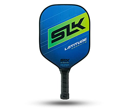 SLK Latitude Pickleball Paddle | Graphite Pickleball Paddle features G4 Graphite Face with Polymer Rev-Core | Pickleball Rackets Designed in the USA | Lightweight Pickle ball raquette | Lakeside Lime| SLK Latitude Pickleball Paddle | Graphite Pickleball Paddle features G4 Graphite Face with Polymer Rev-Core | Pickleball Rackets Designed in the USA | Lightweight Pickle ball raquette | Lakeside Lime|