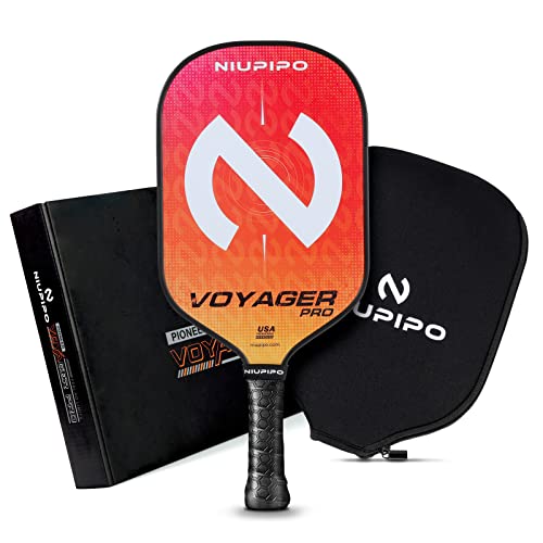 Niupipo Elongated Pickleball Paddle, Voyager Pro, USAPA-Approved, Pickleball Paddle with Lightweight Graphite Face, Pro Textured Paddle with Honeycomb Polymer Core & Large Sweet Spot Niupipo Elongated Pickleball Paddle, Voyager Pro, USAPA-Approved, Pickleball Paddle with Lightweight Graphite Face, Pro Textured Paddle with Honeycomb Polymer Core & Large Sweet Spot